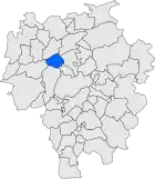 Расположение муниципалитета на карте провинции