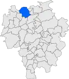 Расположение муниципалитета на карте провинции