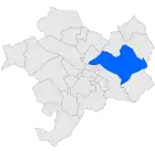 Расположение муниципалитета на карте провинции