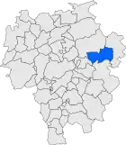 Расположение муниципалитета на карте провинции