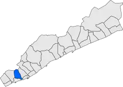Расположение муниципалитета на карте провинции