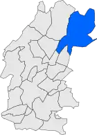 Расположение муниципалитета на карте провинции