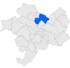 Расположение муниципалитета на карте провинции
