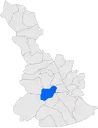 Расположение муниципалитета на карте провинции