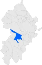 Расположение муниципалитета на карте провинции