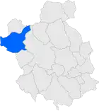 Расположение муниципалитета на карте провинции