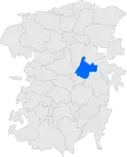 Расположение муниципалитета на карте провинции