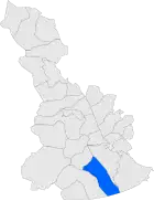 Расположение муниципалитета на карте провинции