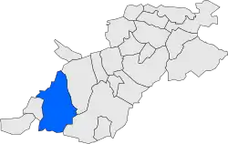 Расположение муниципалитета на карте провинции