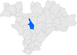 Расположение муниципалитета на карте провинции