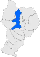 Расположение муниципалитета на карте провинции