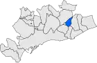 Расположение муниципалитета на карте провинции
