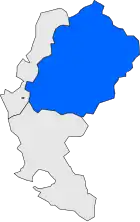 Расположение муниципалитета на карте провинции