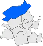 Расположение муниципалитета на карте провинции