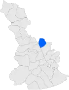 Расположение муниципалитета на карте провинции