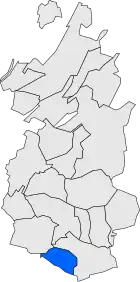 Расположение муниципалитета на карте провинции