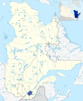 Центральный Квебек на карте