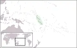 Местонахождение островов Гилберта и Эллис