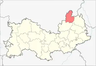 Большеигнатовский район на карте