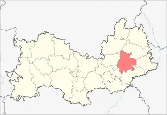 Чамзинский район на карте