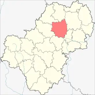 Дзержинский район на карте