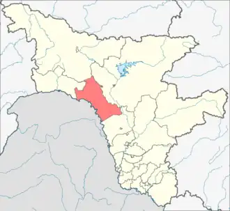 Магдагачинский район на карте