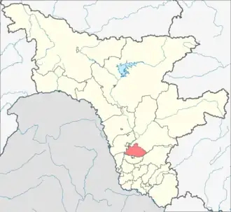 Серышевский район на карте