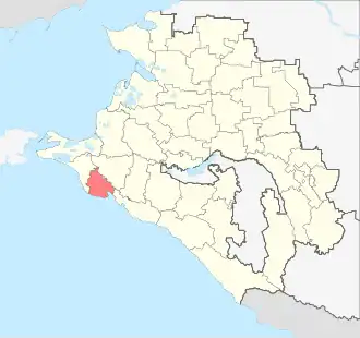 город Новороссийск на карте