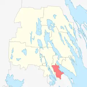 Янишпольское сельское поселение на карте