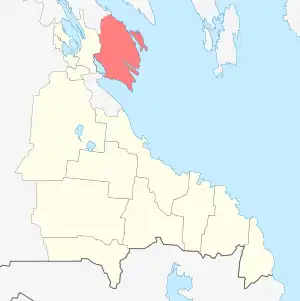 Заозерское сельское поселение на карте