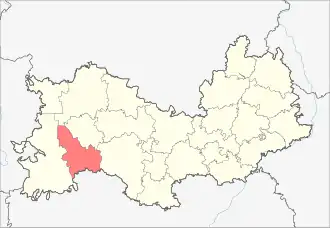 Торбеевский район на карте