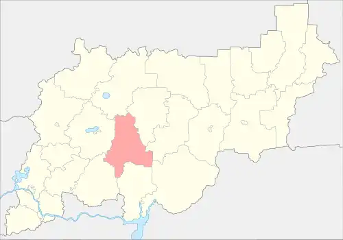 Антроповский район на карте