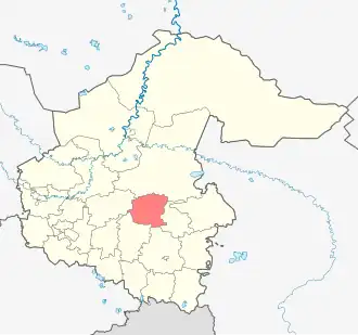 Аромашевский район на карте