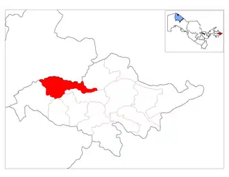 Балыкчинский район на карте