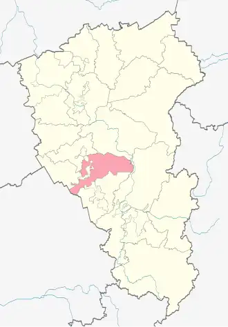 Беловский районБеловский муниципальный округ на карте