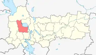 Белозерский районБелозерский муниципальный округ на карте