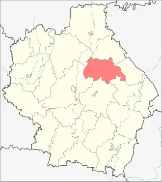 Бондарский округ / Бондарский муниципальный округ на карте