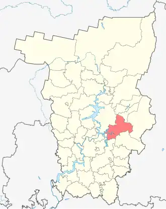 ЧусовойЧусовской муниципальный округ на карте