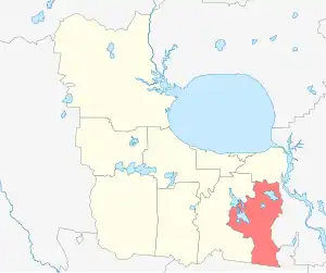 Гулинское сельское поселение (упразднено) на карте