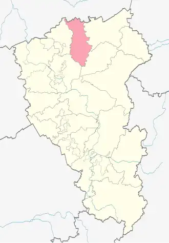 Ижморский районИжморский муниципальный округ на карте