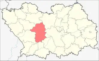 Каменский район на карте