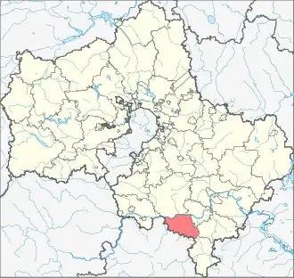 город Каширагородской округ Кашира на карте