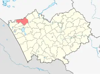 Хабарский район на карте