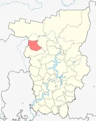 Кочёвский районКочёвский муниципальный округ на карте