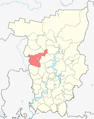 Кудымкарский район на карте