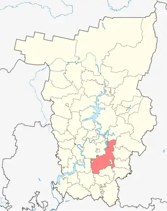 Кунгурский район на карте