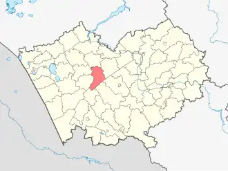 Мамонтовский район на карте