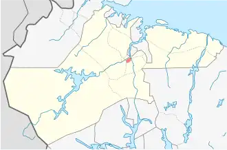 Городское поселение Молочный на карте