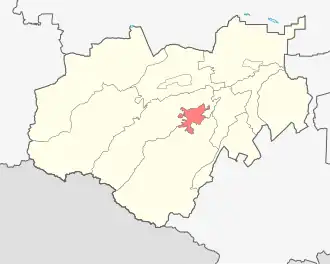 Городской округ Нальчиккабард.-черк. Налшык къалэ округкарач.-балк. Нальчик шахар округ на карте