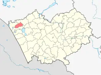 Немецкий национальный район на карте